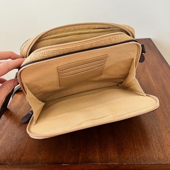 Etienne Aigner Tan and Brown Crossbody Bag - Picture 12 of 15